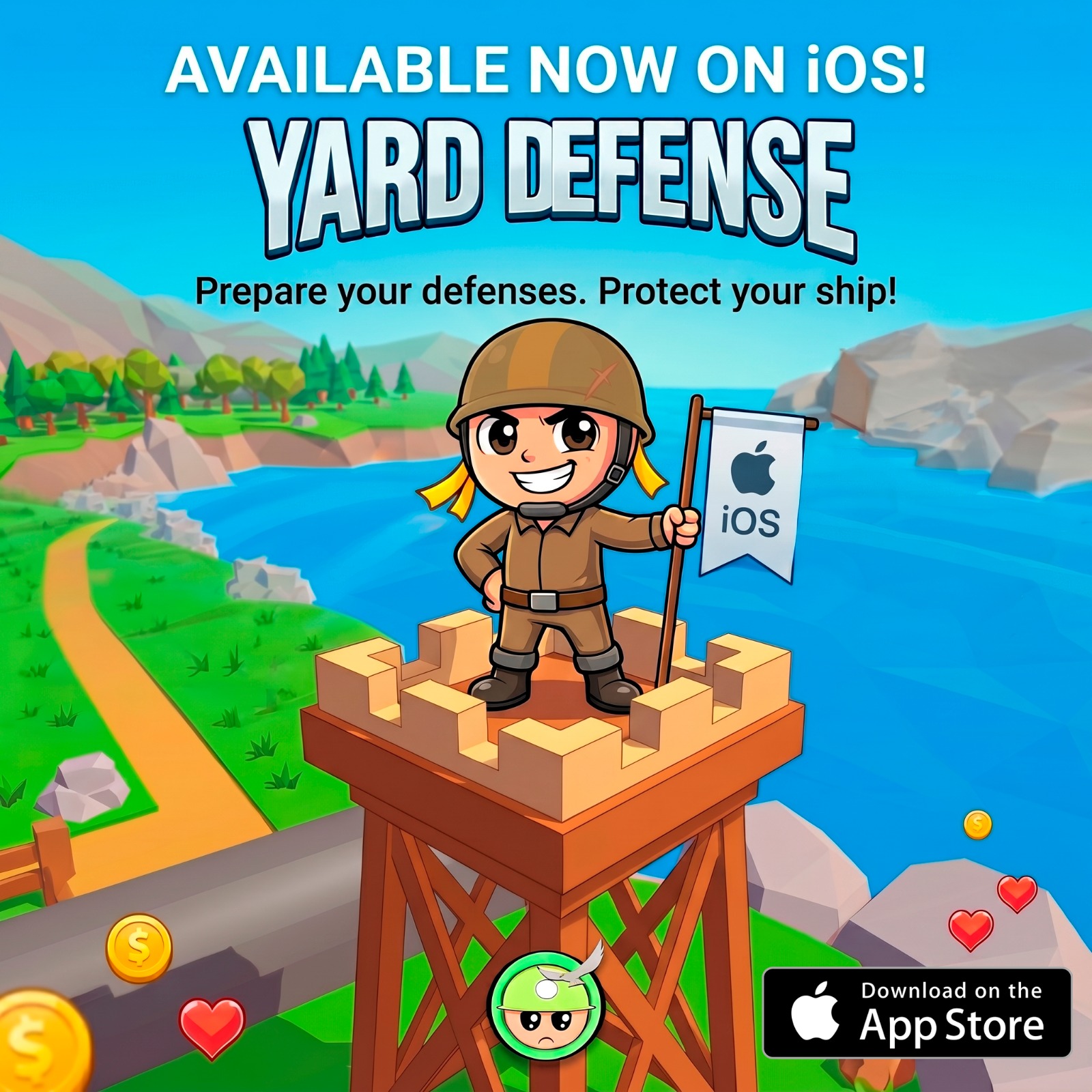 Yard Defense Available on iOS App Store